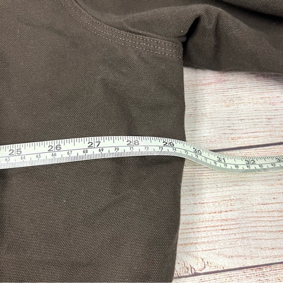 Carhartt Mens Sherpa Lined Field Jacket Dark Brown Size 2XL Tall - Picture 12 of 13